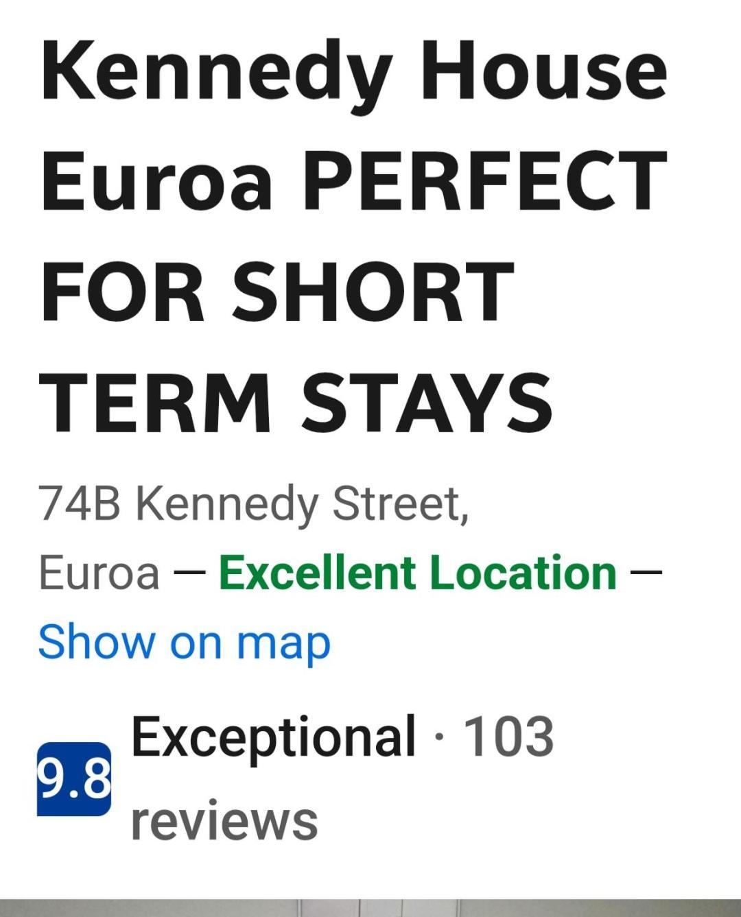 Kennedy House Euroa Perfect For Short Term Stays Экстерьер фото